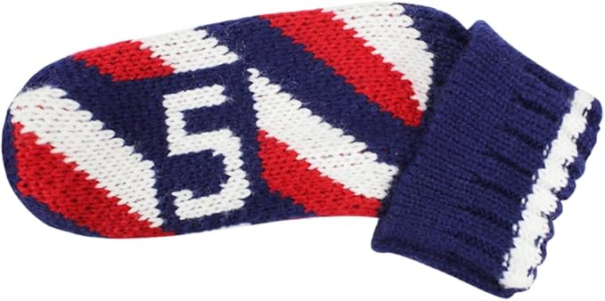 Scott Edward 10 Pcs Golf Club Head Covers for Irons Cuteness Basically Socks Shape Washable Durable Golf Club Head Protector Double Sided Knit Suitable for Most Brands