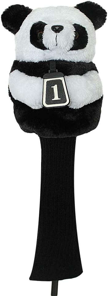 Scott Edward Golf Club Cover Fit Well for Driver or Fairway Wood Golf Club, Funny Cute Animal Design Soft Functional Golf Headcover Stylish Protection for Your Clubs for Men and Women