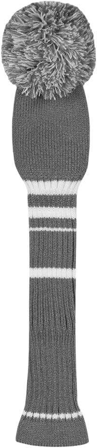 Scott Edward Golf Headcovers for Woods Set of 3 Fits Well Driver(460cc) Fairway Wood and Hybrid(UT) The Perfect Change for Golf Bag Classic Striped Style