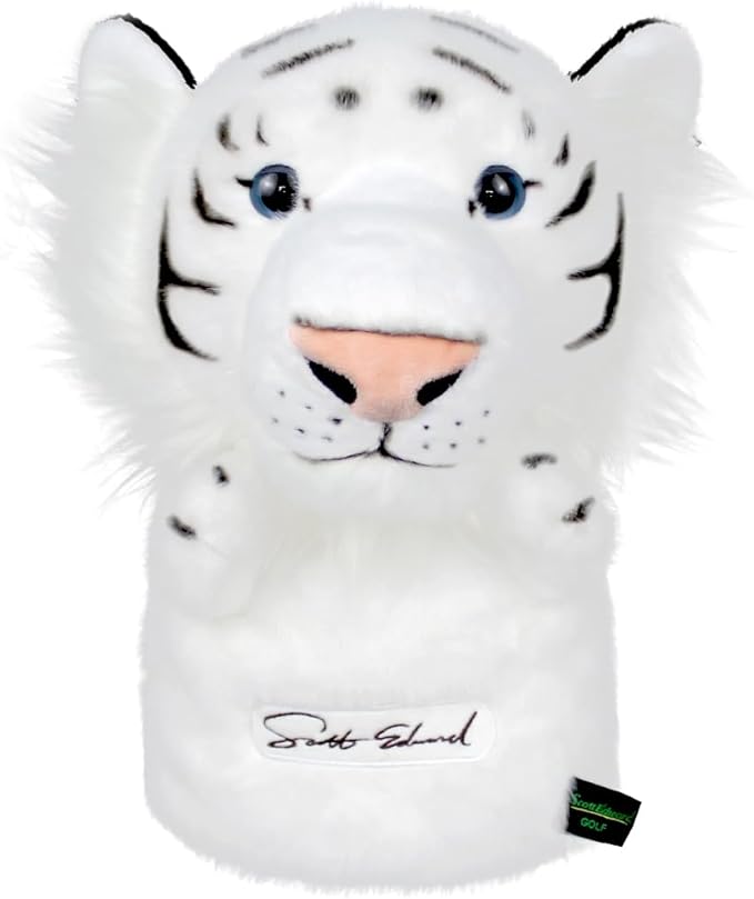 Scott Edward Golf Club Cover Fit Well for Driver or Fairway Wood Golf Club, Funny Cute Animal Design Soft Functional Golf Headcover Stylish Protection for Your Clubs for Men and Women