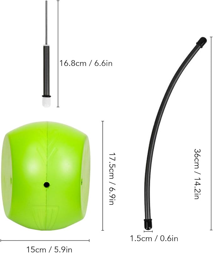 Denash Swing Trainer Aid Practice Ball, Portable Swing Trainer Aid Ball for Golf Swing Posture Training and Coordination
