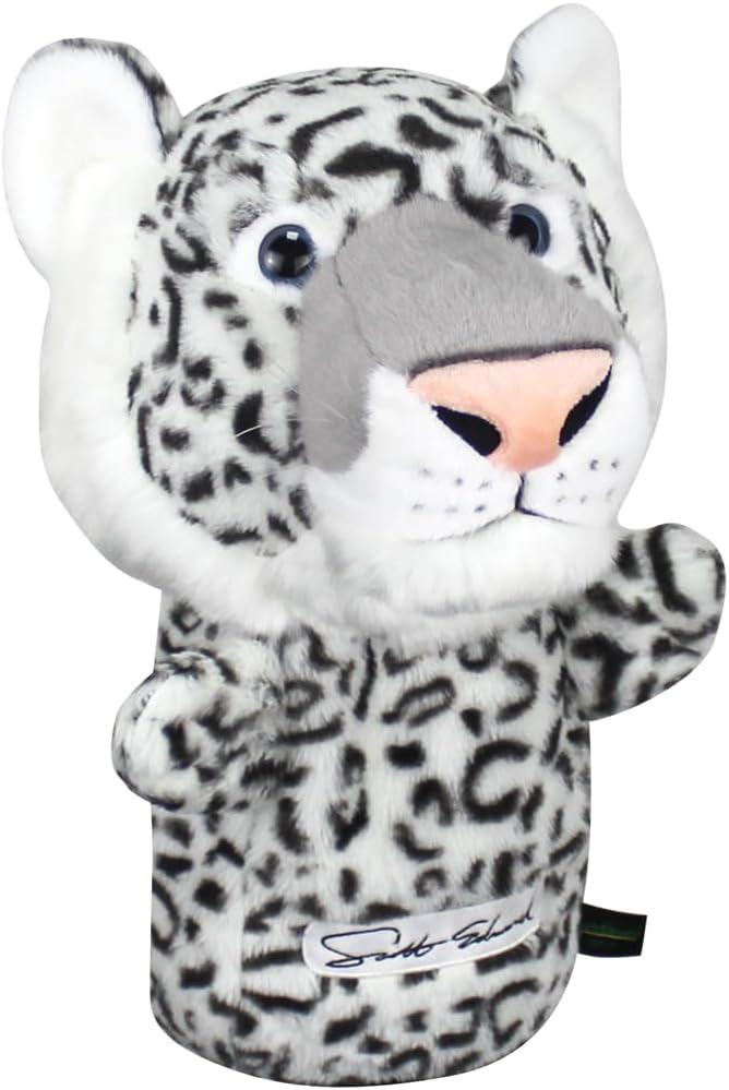 Scott Edward Golf Club Cover Fit Well for Driver or Fairway Wood Golf Club, Funny Cute Animal Design Soft Functional Golf Headcover Stylish Protection for Your Clubs for Men and Women