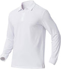 NAVISKIN Men's Polo Shirts Long Sleeve Golf Shirts with Collar UPF 50 SPF Shirt for Men Quick Dry Moisture Wicking