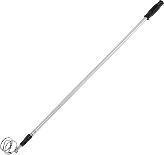 3 Section Telescopic Golfball Scooper Aluminium Alloy Ball Pick Up Stadium Supplies