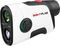 GF2 Golf Rangefinder with Slope, 1300 Yards Laser Range Finder, 7.5X Magnification, Flag Pole Locking Vibration 0.3 Yard Accuracy, Rechargeable Magnetic Golf Accessories Gift for Men Women