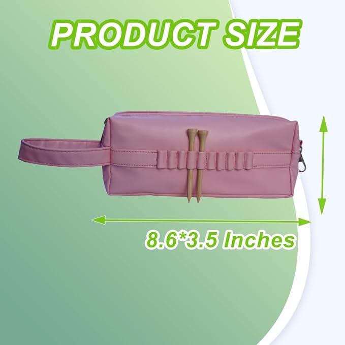 Golf Ball Pouch Bag,Zipper Golf Accessory Bag,Golf Accessory Holder Pouch, Golf Tee Pouch Bag,Golf Accessories for Men/Women
