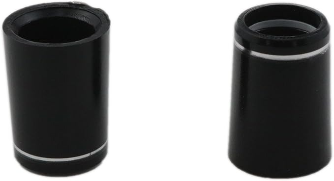 yukata Black Golf Ferrules Golf Club Ferrules Golf Ring Golf Tapered Ferrules 0.335 Golf Club Parts for Most Brands of Irons 10PCS