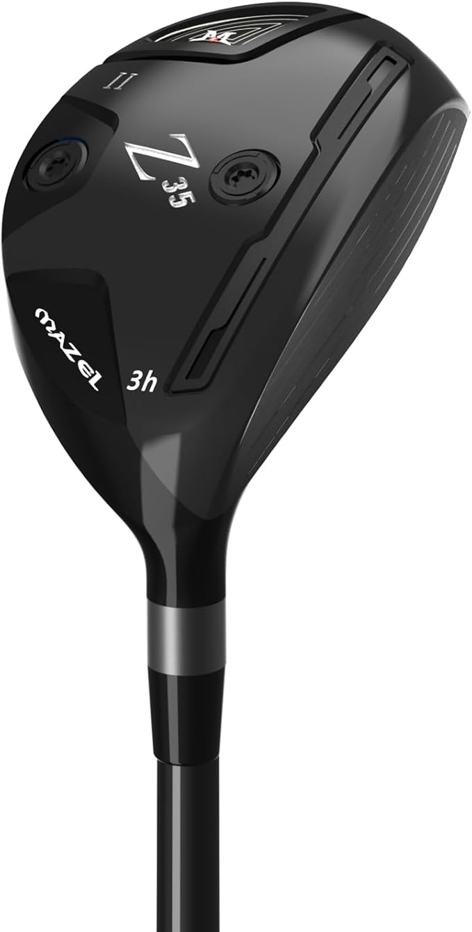 MAZEL Rescue Hybrid Golf Clubs for Men - 2,3,4,5,6,7,8,9,P Single Club for Right Handed Golfers,Regular/Stiff Flex Graphite Shafts