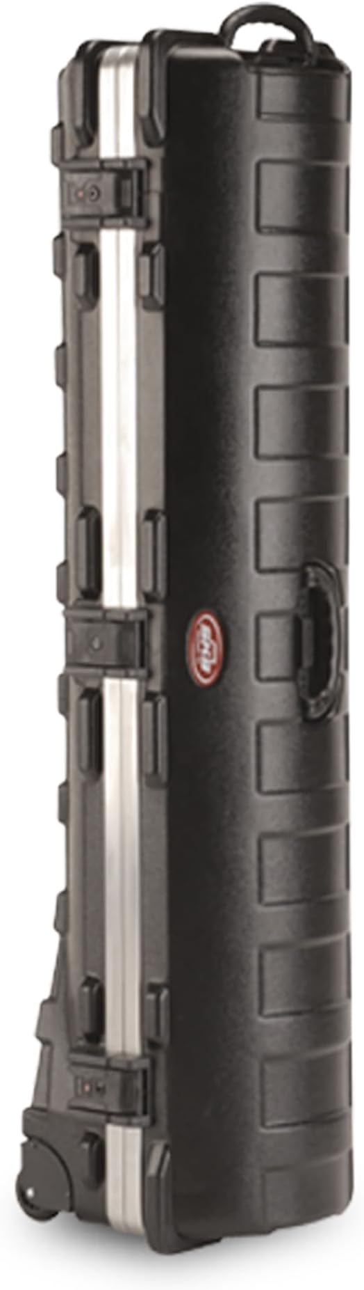 SKB Staff ATA Hard Shell Plastic Golf Travel Case for Cart Bags with Wheels - Heavy-Duty Rolling Club and Driver Carrier for Airline Transport, Impact-Resistant with TSA Locking Latches