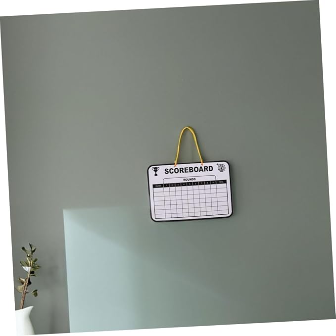 VICASKY 2pcs Boys and Scoreboard Double-Sided Dry Erase Board for Score Tracking Lightweight and Portable Golf Training Tool for Indoor and Outdoor Use