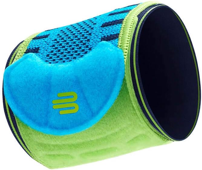 Bauerfeind Sports Wrist Strap - German Engineered Wrist Compression Support for Weightlifting, Crossfit, Tennis, Lifting - Adjustable Tightness Brace with 3D Airknit Fabric - 1 Per Box