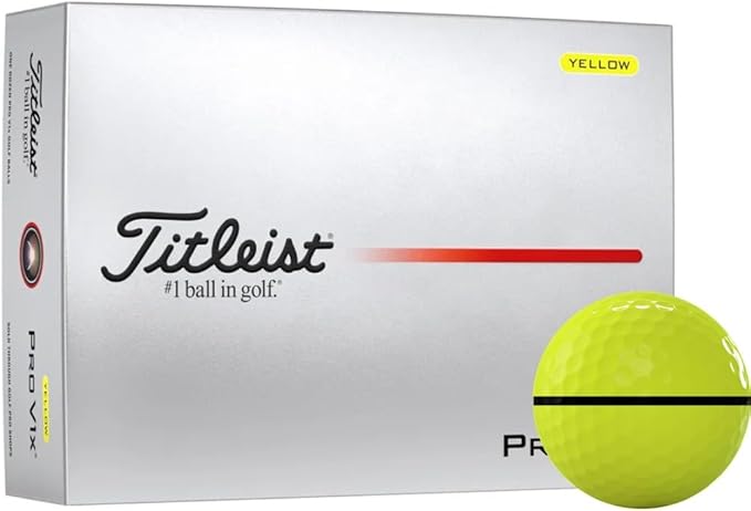 Titleist Pro V1x Yellow AlignXL Golf Balls - 2025 Model