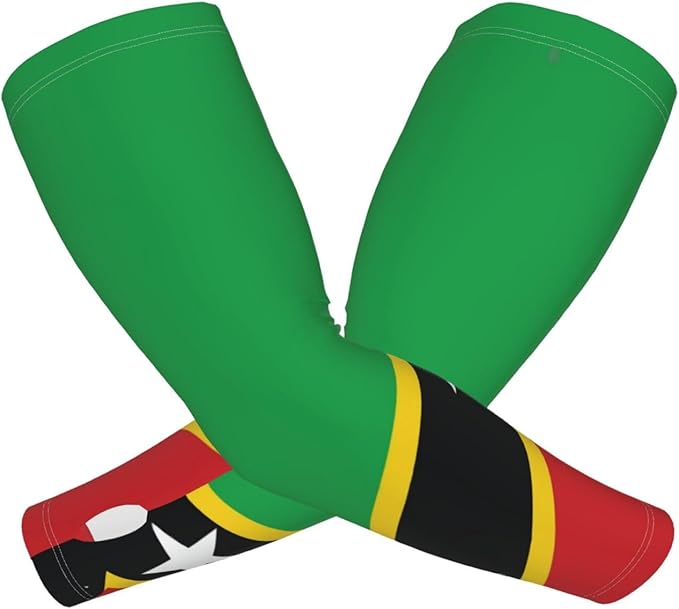Cute Flag Arm Sleeves Cooling Sun Protection Sports Flag Sleeves for Men Women