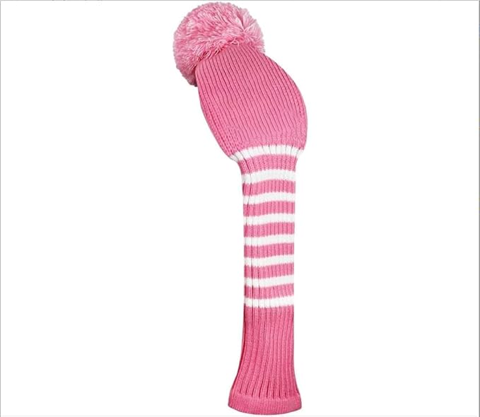 Scott Edward 1/3/4PCS Multi-Style Optional Individualized Knit Golf Club Head Covers, Driver Wood(460cc) Fairway Wood and Hybrid(UT)，for Male/Female Golfers,Custom