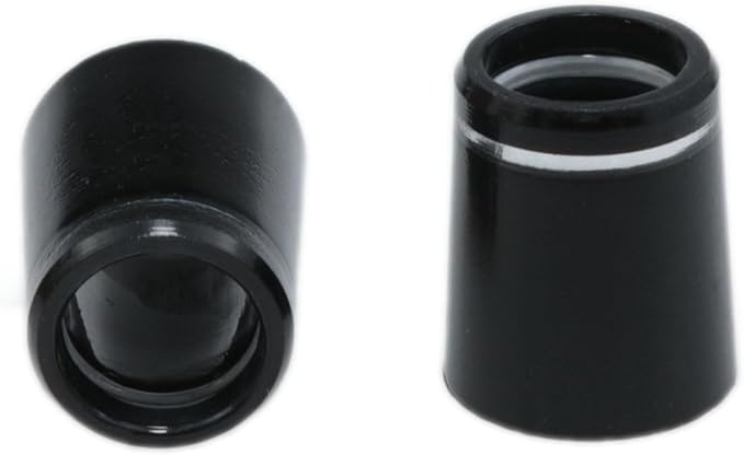 yukata Black Golf Club Ferrules 0.350inch Ring Tapered Ferrules Golf Club Parts for Most Brands of Irons and Carbon Clubs 10PCS