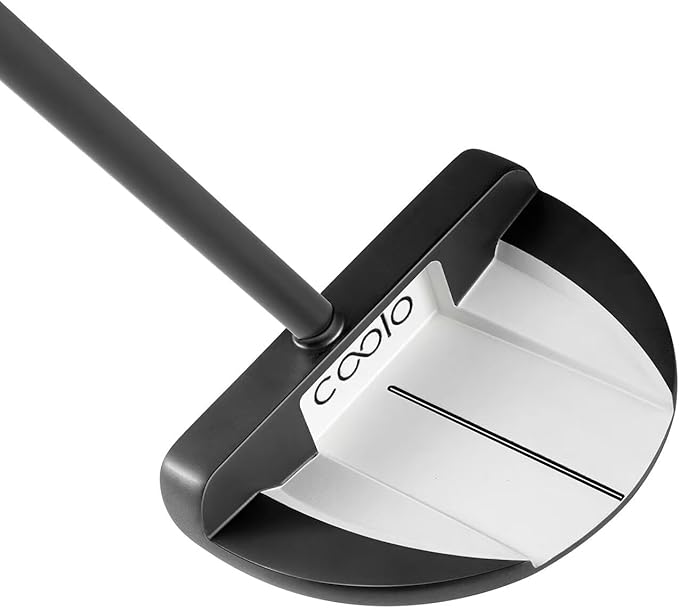 COOLO Low Torque Golf Putter, Provide Greater Stability and Less Face Twisting, Blade/Mallet/Heavy/Center Shafted/Counter Balanced Putter, Oversized Grip, Right & Left