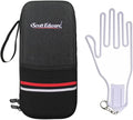 Scott Edward Golf Glove Case Holder with Golf Glove Shaper Protective Golf Accessories Case Bag Hard Case Organizer with Storage Slots for Balls, Tees, Markers, Golf Gifts for Men & Women