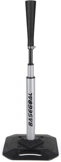 Baseball & Softball Batting Tee,Portable Hitting Tee,with Heavy Duty Base,Flexible Rubber Top,Adjustable Height