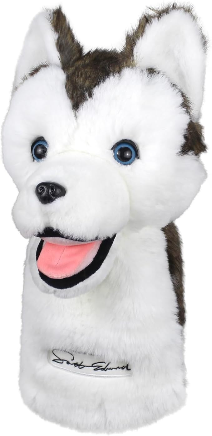 Scott Edward Golf Club Cover Fit Well for Driver or Fairway Wood Golf Club, Funny Cute Animal Design Soft Functional Golf Headcover Stylish Protection for Your Clubs for Men and Women