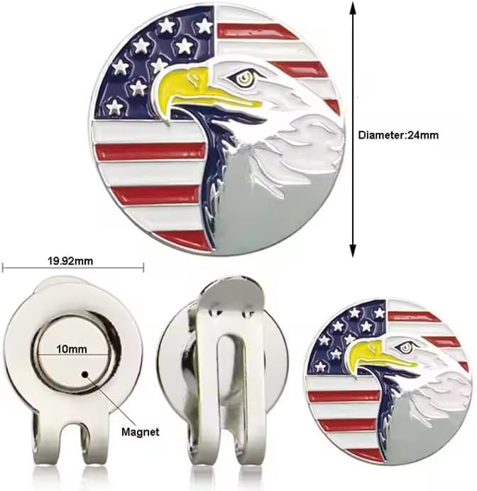 Funny & Unique Golf Ball Markers with Hat Clip – Food & Fun Icons – Perfect Golf Accessories & Gifts
