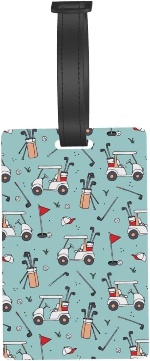 Golf Luggage Tag Suitcase Identify Labels Personalized Travel Bag Tag 2.5X4.1Inch