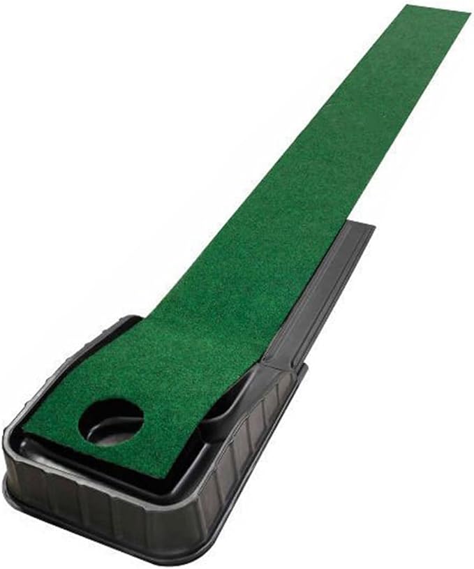 Golfing Putting Mat with Auto Return Golfing Putting Practice Mat Golfing Training Device for Indoor Outdoor Practice