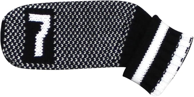 Scott Edward 10 Pcs Golf Club Head Covers for Irons Cuteness Basically Socks Shape Washable Durable Golf Club Head Protector Double Sided Knit Suitable for Most Brands