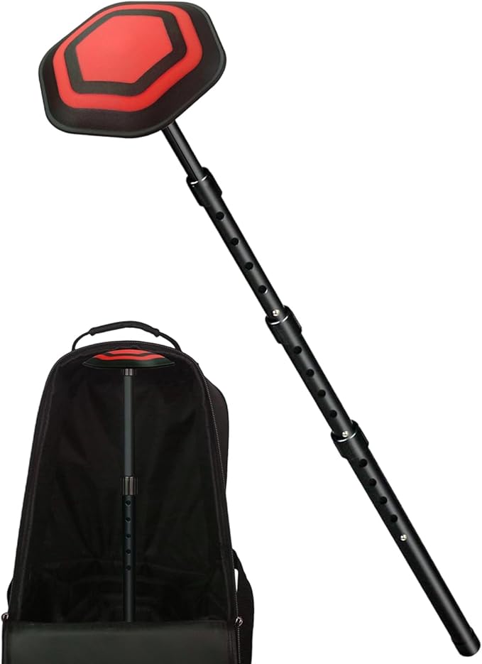 Light Weight Adjustable Golf Bag Stand Telescoping 4 Section Aluminum ABS Bag Holder Stabilizers Anti Slip Base Terrain