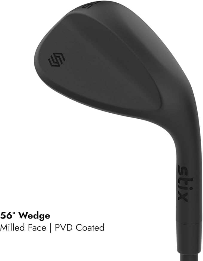 Stix Golf Club Set - Unisex - Black - 9 Set Clubs - Graphite Shafts - Premium Materials, Modern Design, Quality