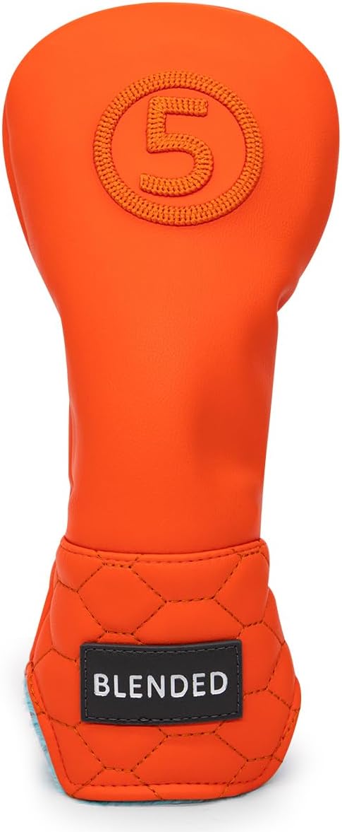 Golf Club Head Covers, Driver Covers Fariway Wood Covers Hybrid Head Covers 3 Wood Headcover Leather Golf Headcover with Number Tag for Scotty Cameron Odyssey Taylormade