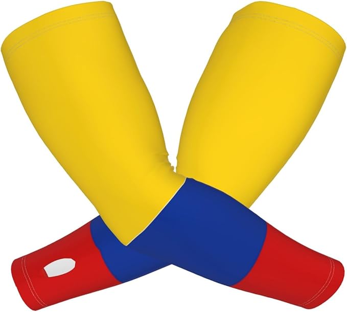 Cute Flag Arm Sleeves Cooling Sun Protection Sports Flag Sleeves for Men Women