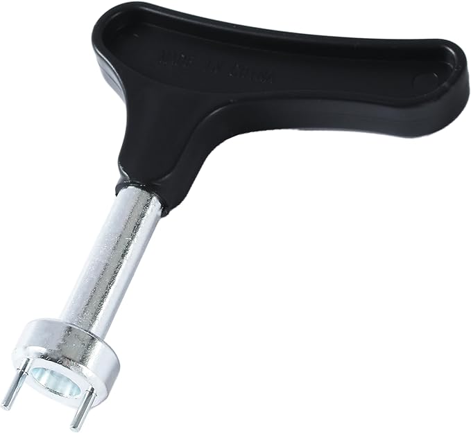 Golf Spike Wrench Zinc Alloy Golf Spike Tool with Ergonomic Handle Universal Spike Shoes Replacement Tool for Spike Shoes