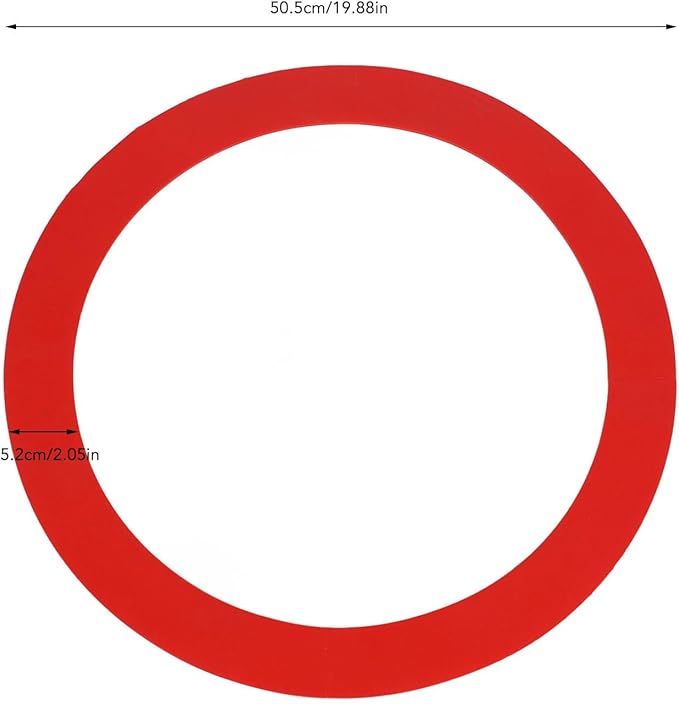 Fockety Golf Target Circle, Golf Training Aid Golf Targets, Ultra Thin Silicone Golf Practice Target Rings Golf Putting and Chipping Training Tool Bright Color Markings
