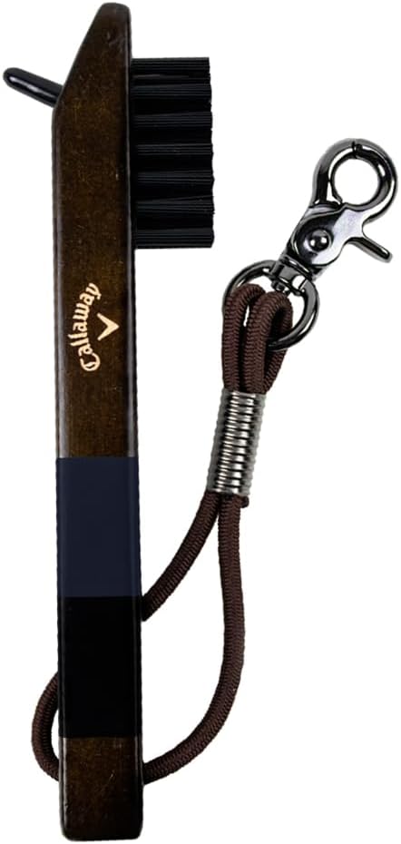 Callaway Heritage Golf Accessories Kit - Features a Premium Club Brush, valuables Pouch, tees and a Gold and Silver Metal Golf Ball Marker