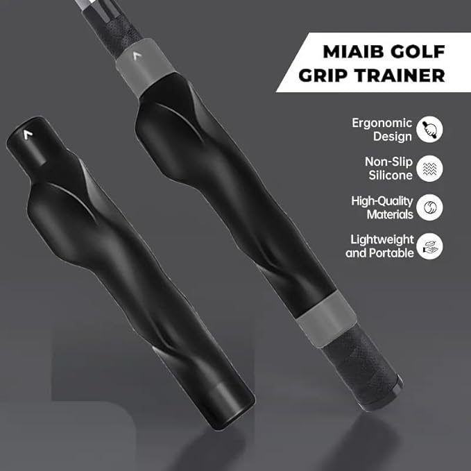2Pack Golf Grip Trainer,Golf Training Aid Grip Trainer Club,Training Grip Right Hand, to Help Train Correct Hand Position