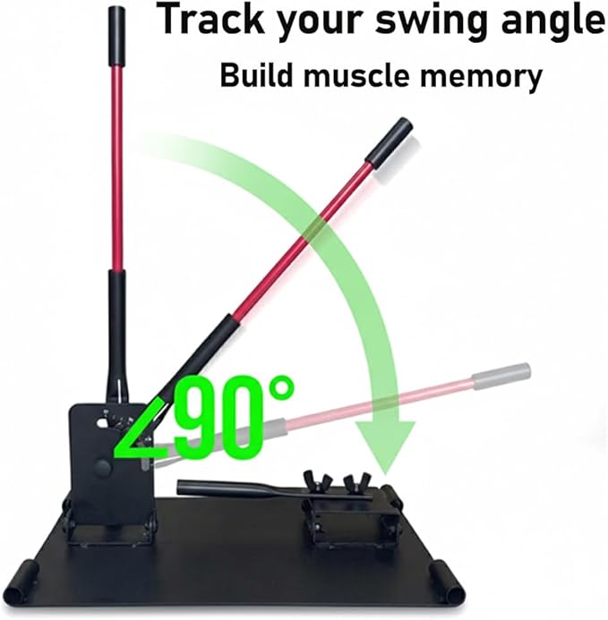Golf Alignment Sticks and Angle Holder Set with Two Angle Holders, Works Left & Right Golf Swing Trainer, Golf Training Aids, Golf Accessories Gifts for Man and Woman