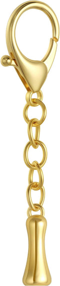 Bubble Gold Letter Bag Charms for Women, Cute Initial Keychain for Handbags, Purse Charms Birthday Christmas Gifts