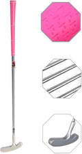 Two Way Junior Golf Putter Stainless Steel Kids Putter Both Left and Right Handed Easily Use 3 Sizes to Choose Freely for Kids Ages 3-5 6-8 9-12