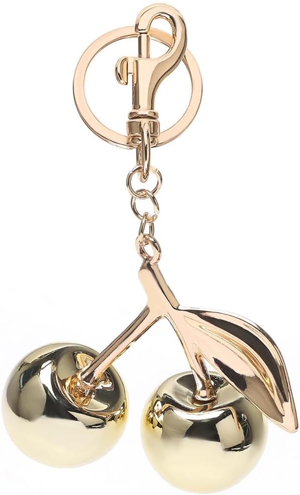 Fruit Bag Charm Purse Charms Keychain Strawberry Cherry Accessories Keychain For Women Birthday Valentine Day Gifts