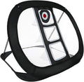 Pop Up Golf Practice & Chipping Net - Portable Folding Indoor Outdoor Swing Trainer with Mat