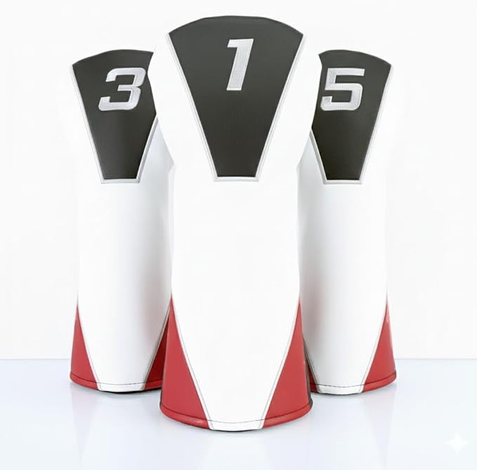 Single Headcover, Easy Slip-On Easy-Off Golf Club Headcover, Fleece Lined Interior, Water Resistant and Durable Shell, Individual Retail Sport Pack