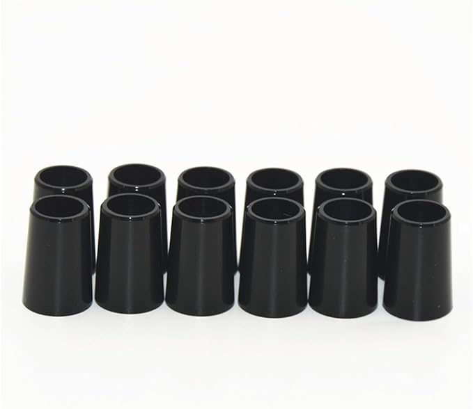 10pcs.370 Golf Ferrules High Grade Tapered Black Ferrule Caps for Golf Hybrid Wedge Iron Shaft 9.3 * 20 * 13.6mm