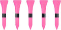 Wooden Golf Tees 3-1/4", 2-3/4", 2-1/8", 1-1/2" Available, 100 Count (Natural Color, White, Black, Blue, Red, Green, Yellow, Pink, Orange)