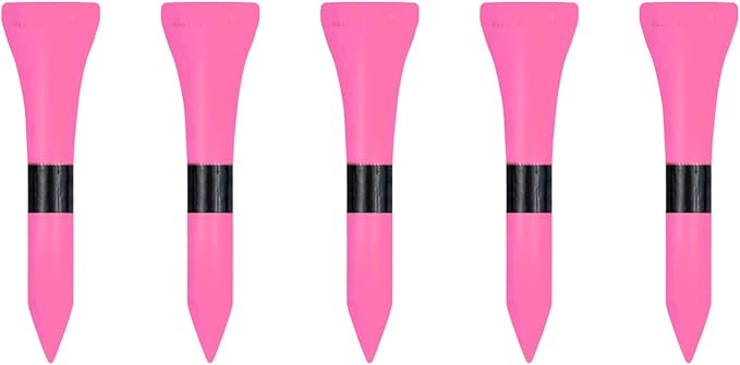 Wooden Golf Tees 3-1/4", 2-3/4", 2-1/8", 1-1/2" Available, 100 Count (Natural Color, White, Black, Blue, Red, Green, Yellow, Pink, Orange)