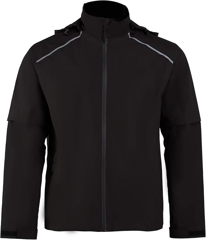 K.E.J. Golf Rain Jacket for Men Waterproof Raincoat Lightweight Jacket Golf Suit for Hiking Cycling Running Camping Traveling