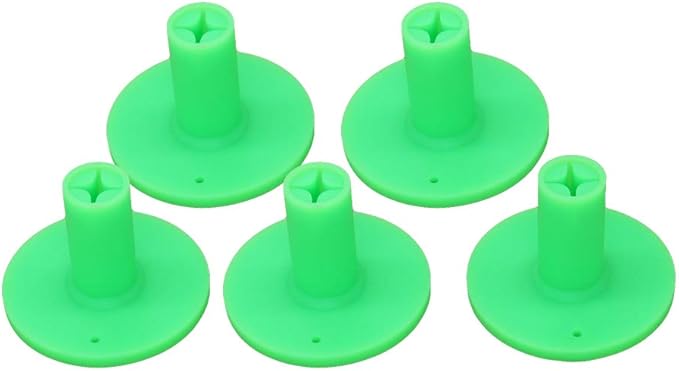 Golf Rubber Tee Holder Set for Golf Driving Range Tee Practice Tool Pack of 5