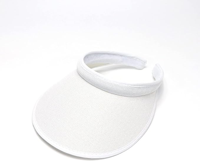 Cloth Covered Slip-On Visor for Women, Adjustable Cap Sports Sun Visors for Men