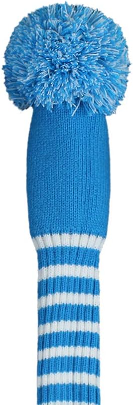Scott Edward Golf Headcovers for Woods Set of 3 Fits Well Driver(460cc) Fairway Wood and Hybrid(UT) The Perfect Change for Golf Bag Classic Striped Style