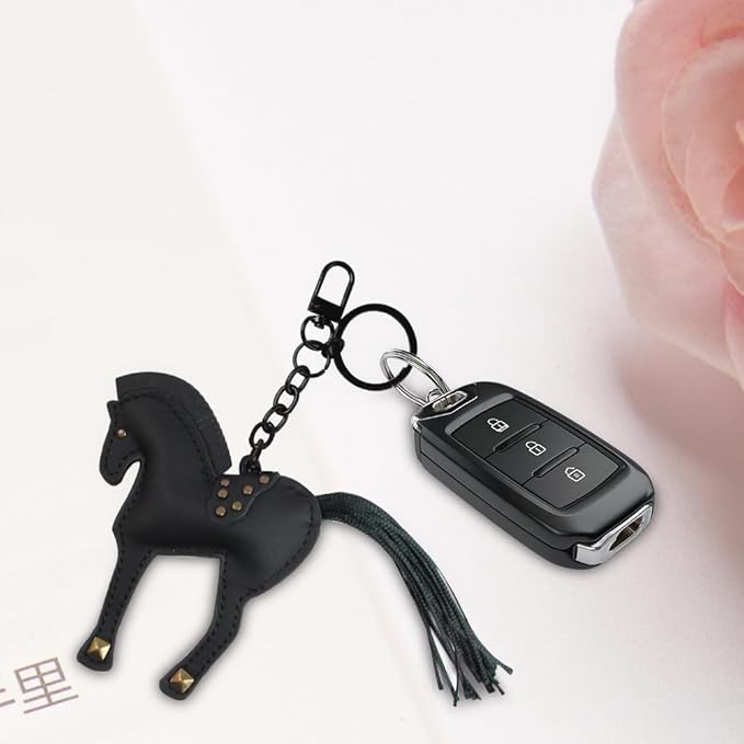 Horse Keychain, Hanging Charm Accessory for Purse, Bag and Backpacks Pony Key Chain for Women