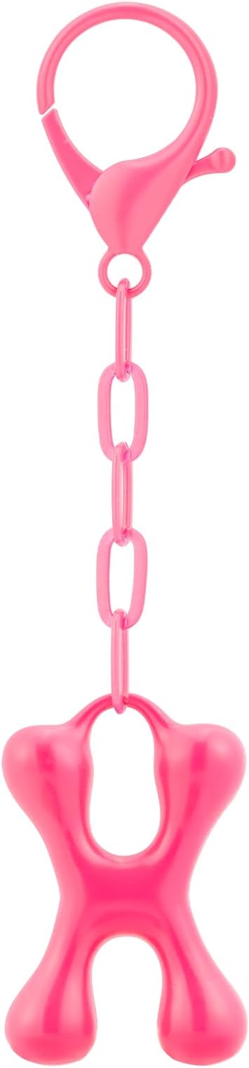 Initial Bag Charms, Bubble Letter Charm for Handbags, Cute Keychain with Letter, Initial Bag Charms for Women